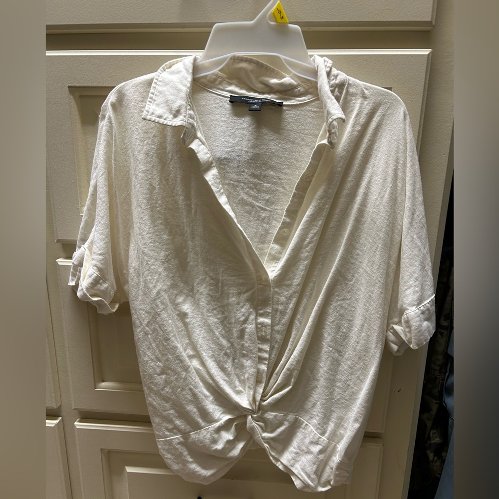 Marc New York Cream Button-Up Shirt